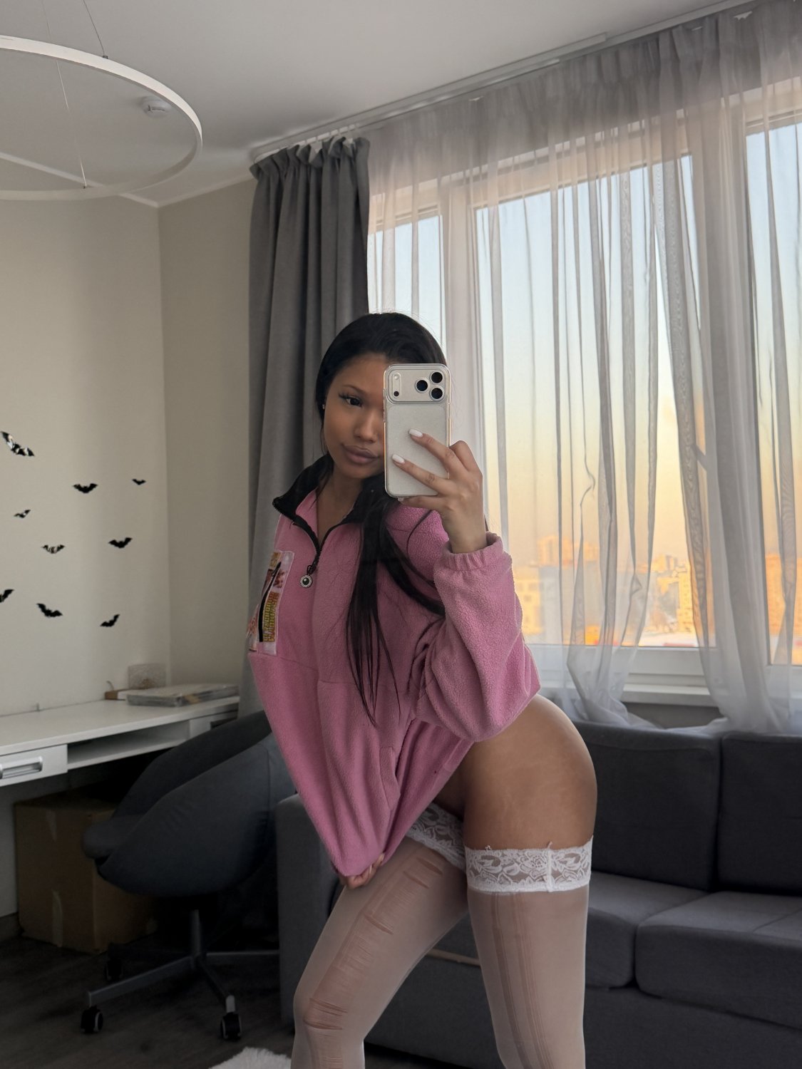 That pink sweater is so hot, take it off #6Va7mkKw